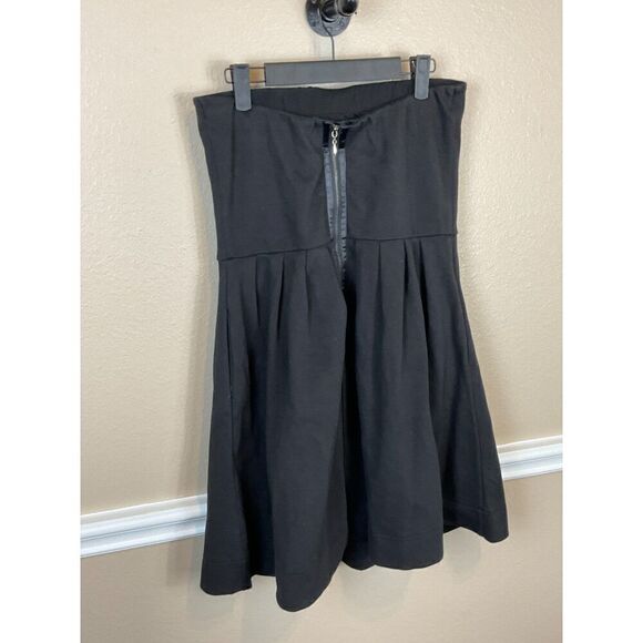 Hazel Womens Size L Black Dress Strapless Fit Flare Pockets Party Night Out R3 - Picture 5 of 12